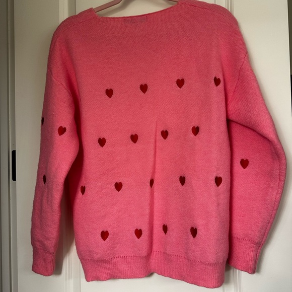 Pink Heart Sweater - Picture 6 of 16